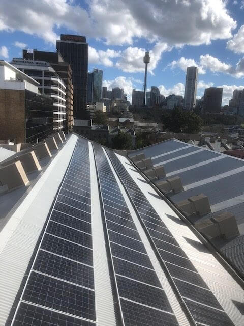 Installed Solar Panel